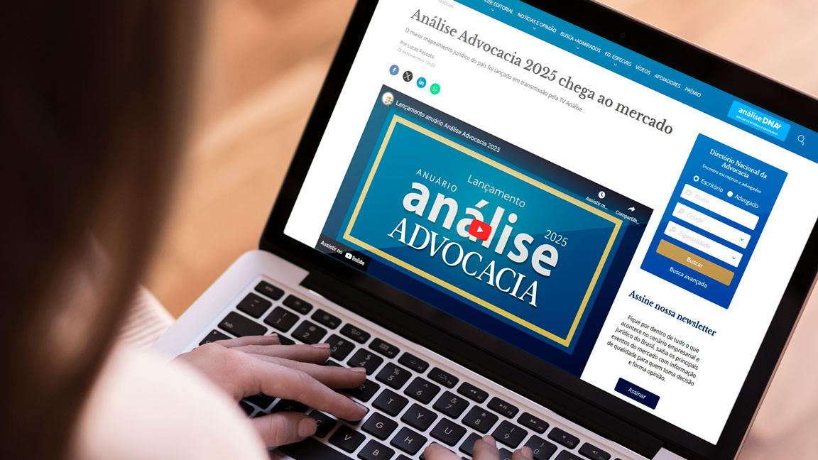lista Análise Advocacia 2025 como um dos escritórios mais admirados do Brasil na categoria Full Service em Minas Gerais e setor econômico Comércio.